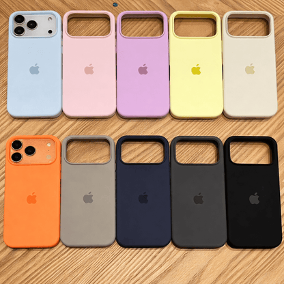 MagSafe-Compatible Silicone Case with Soft Touch Surface for iPhone