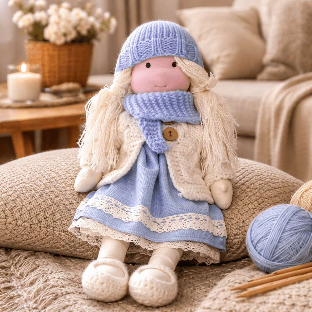 Handcrafted Waldorf Inspired Doll for Creative Play
