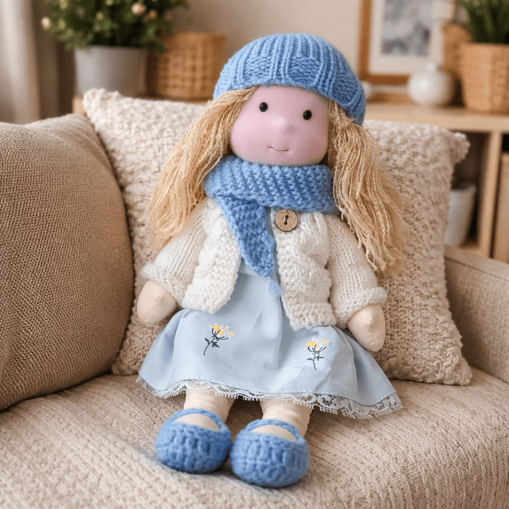 Handcrafted Waldorf Inspired Doll for Creative Play