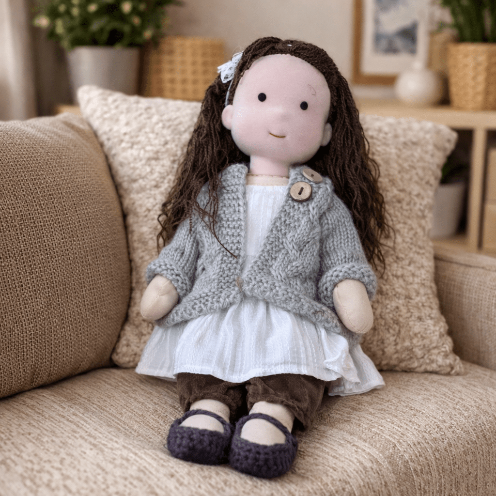 Handcrafted Waldorf Inspired Doll for Creative Play