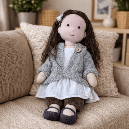 Handcrafted Waldorf Inspired Doll for Creative Play