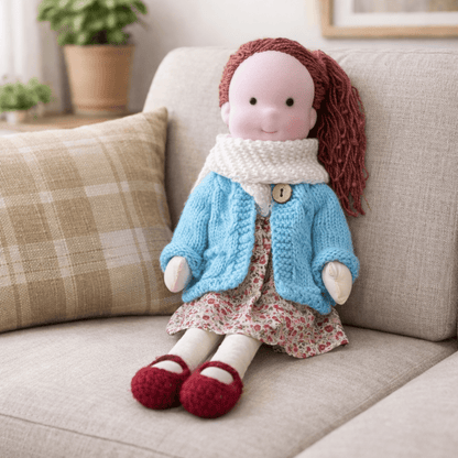 Handcrafted Waldorf Inspired Doll for Creative Play