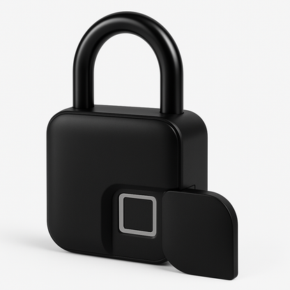 Slim Fingerprint Padlock – Keyless Security with USB Charging