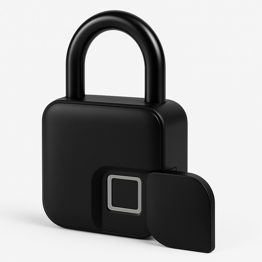 Slim Fingerprint Padlock – Keyless Security with USB Charging