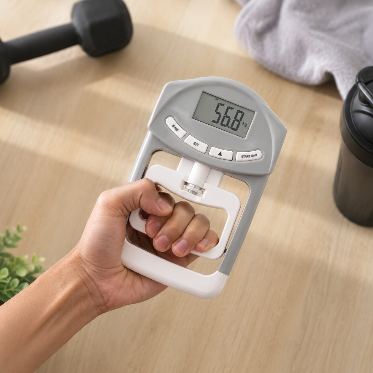 Digital Grip Strength Tester – Grip Meter Device