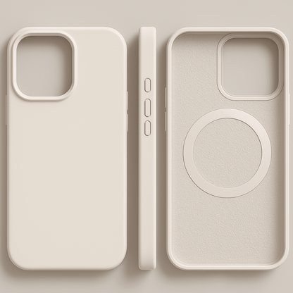 Soft Touch Shockproof Case for iPhone with MagSafe Compatibility