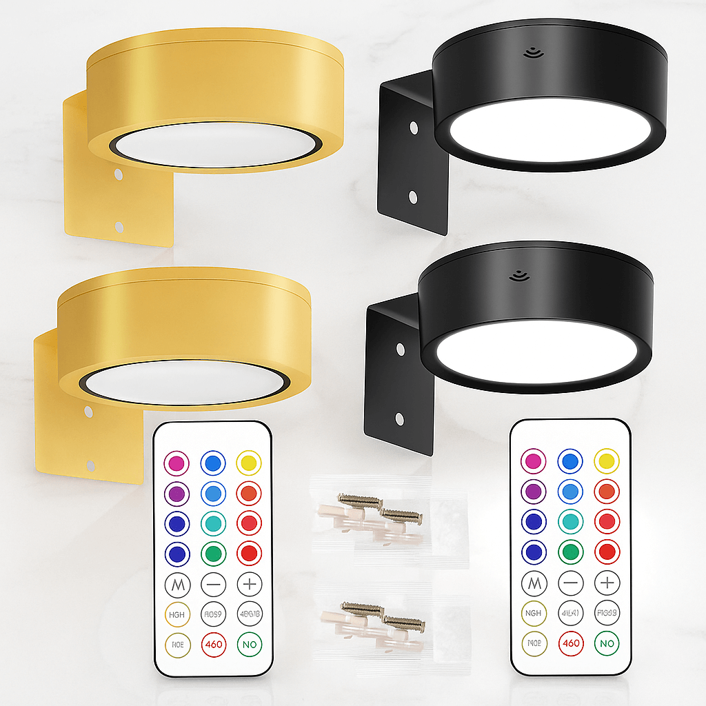 Versatile Magnetic Wall Lamp for Artistic Illumination
