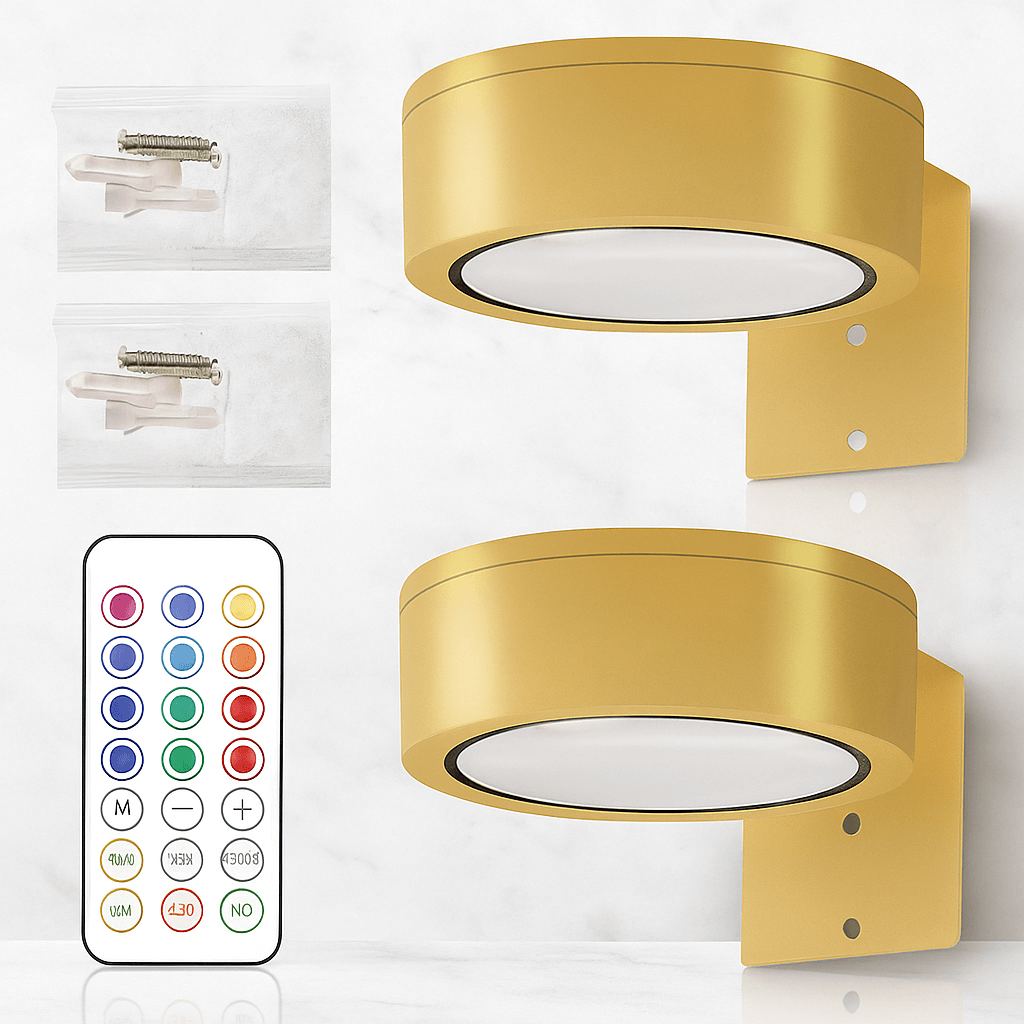 Versatile Magnetic Wall Lamp for Artistic Illumination