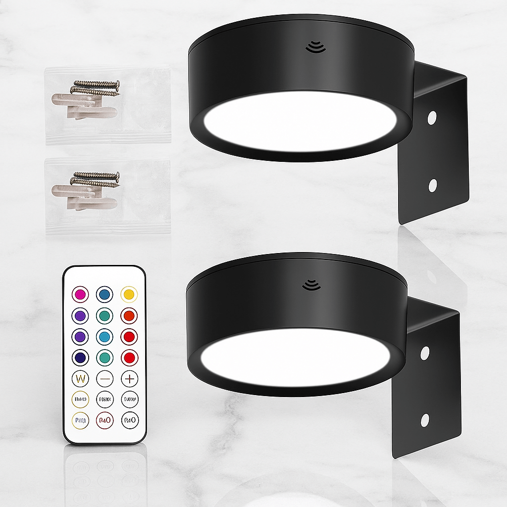 Versatile Magnetic Wall Lamp for Artistic Illumination