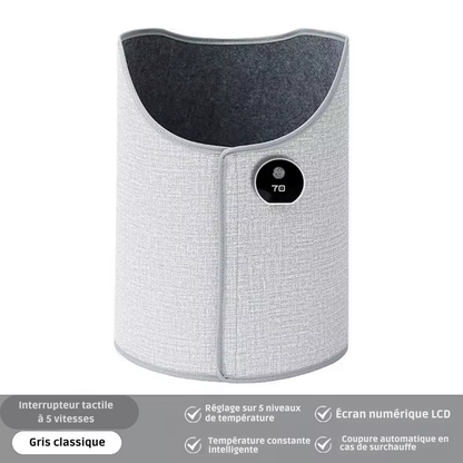 Electric Leg Warmer with Adjustable Fit and Massage Feature