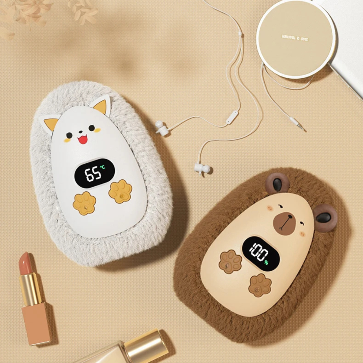 Cozy Fleece Electric Hand Warmers