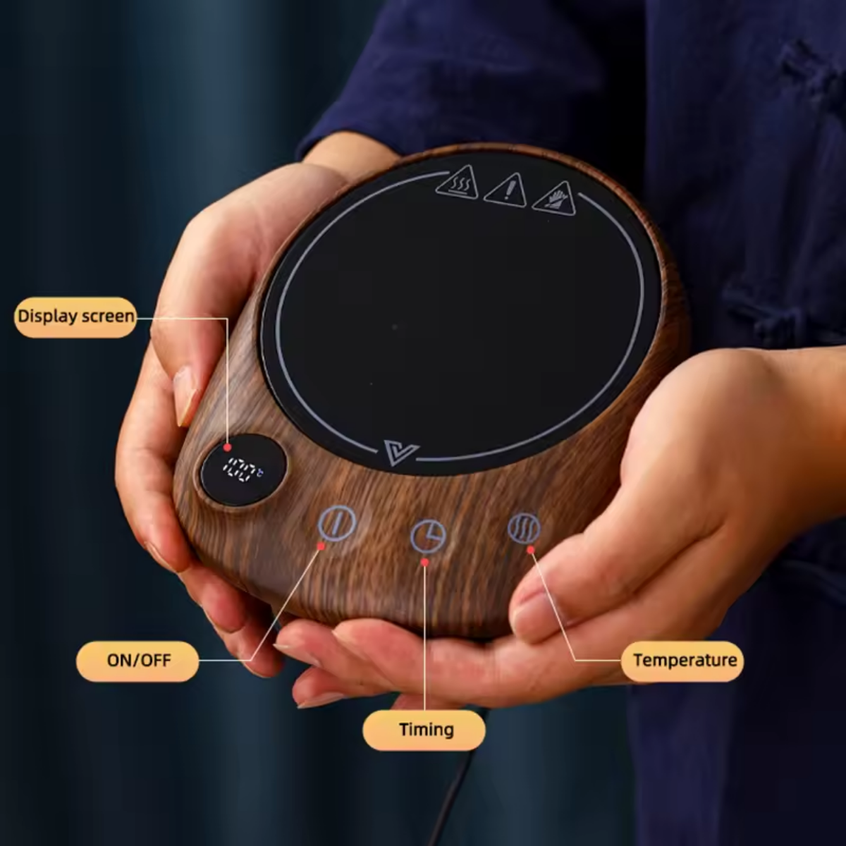Energy-Efficient 200W Electric Coffee Mug Heater for Quick Heating