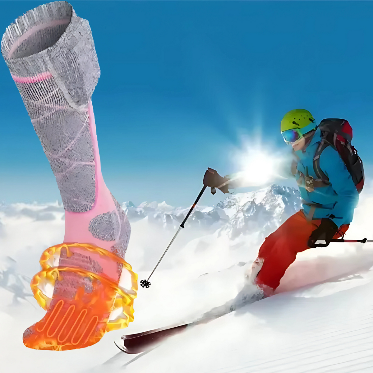 Outdoor Sports Heated Socks