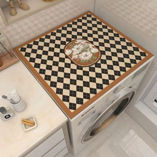 Stylish Appliance Protector Mat for Laundry and Kitchen