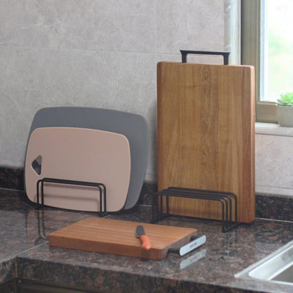 Stylish Storage Rack for Cutting Boards and More