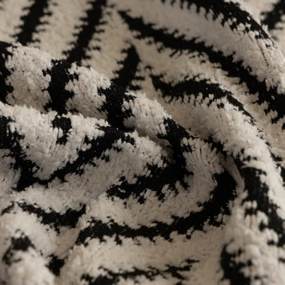 Elegant Textured Couch Protector with Tassel Detail