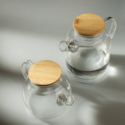 Borosilicate Glass Teapot – Stylish Design & Compatible with Stovetop