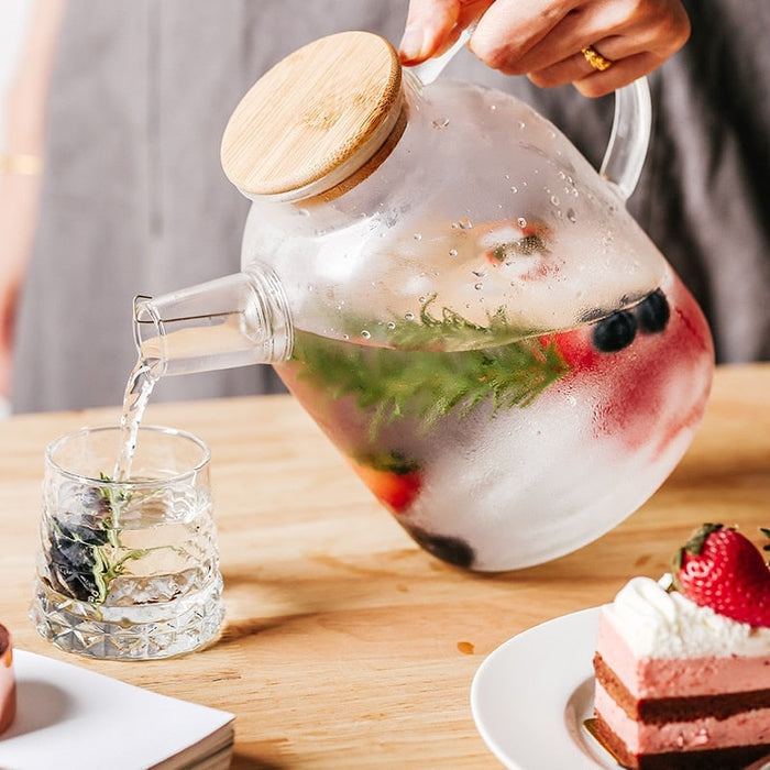 Borosilicate Glass Teapot – Stylish Design & Compatible with Stovetop