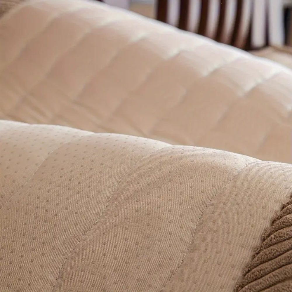 Luxurious Plush Sofa Protector for Ultimate Comfort