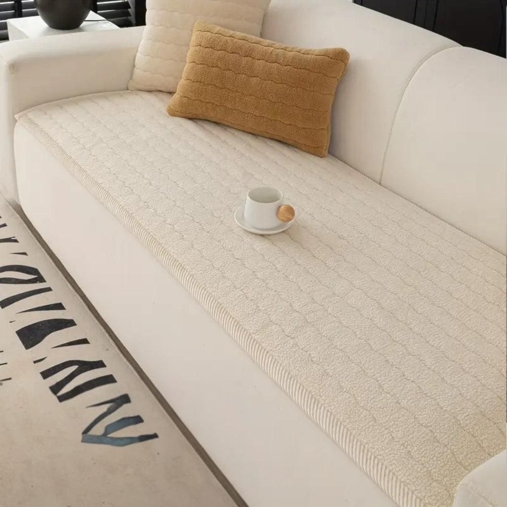 Luxurious Plush Sofa Protector for Ultimate Comfort