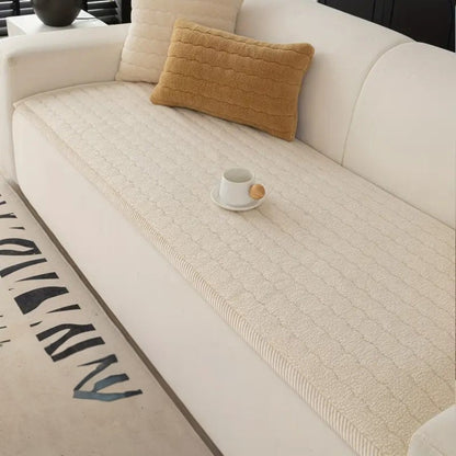 Luxurious Plush Sofa Protector for Ultimate Comfort
