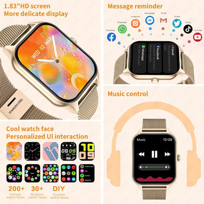 Chic Women's Smartwatch for Fitness and Everyday Use