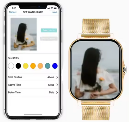 Chic Women's Smartwatch for Fitness and Everyday Use