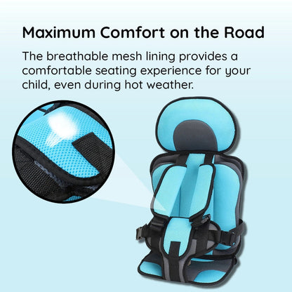 Adjustable Booster Pad Cushion for Children's Car Travel Seats
