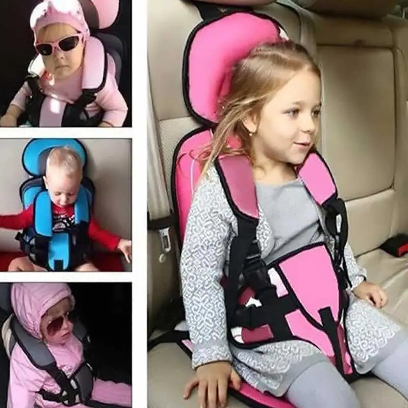 Adjustable Booster Pad Cushion for Children's Car Travel Seats