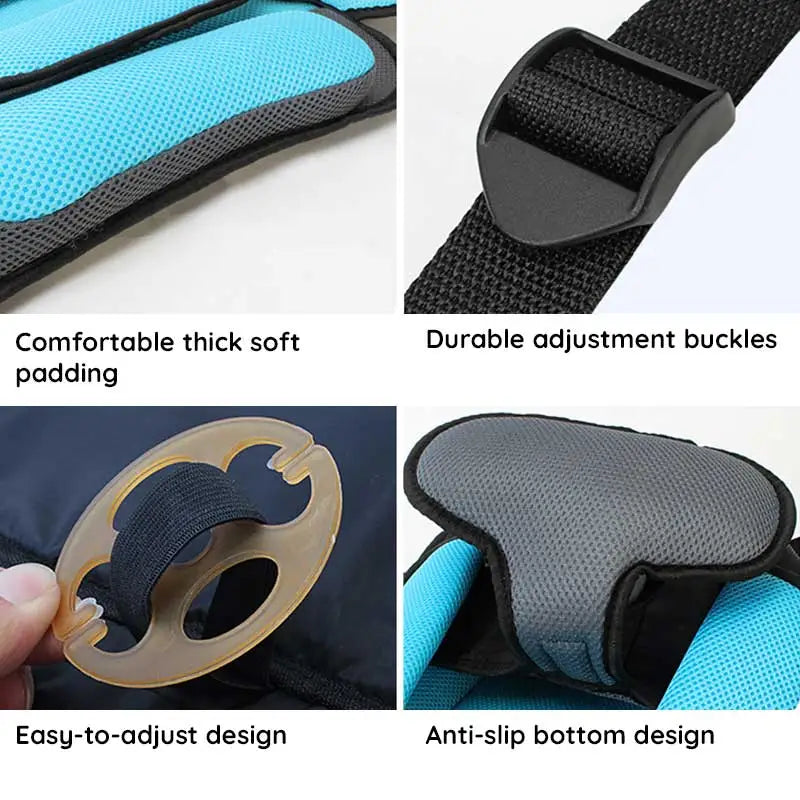 Adjustable Booster Pad Cushion for Children's Car Travel Seats