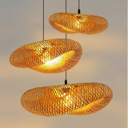 Natural Bamboo Pendant Light for Cozy Ambiance