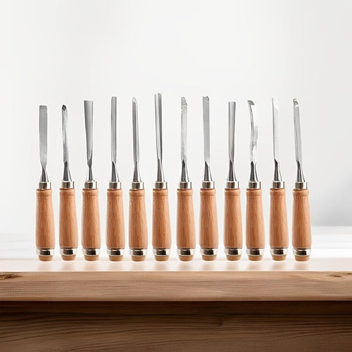 12-Piece Wood Carving Chisel Set