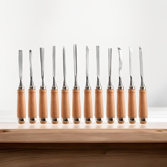12-Piece Wood Carving Chisel Set