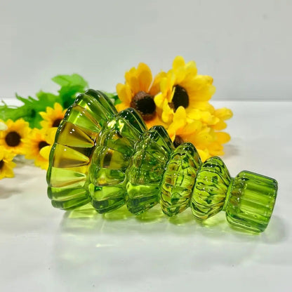 Set of 3 Elegant Glass Candle Holders for Holiday Cheer