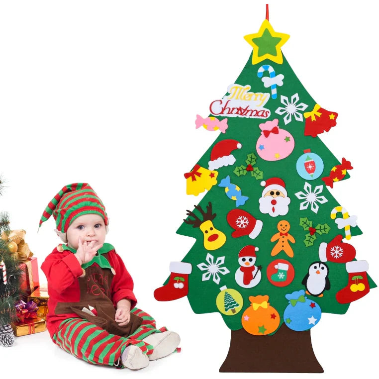 Felt Christmas Tree - Montessori Style Decoration