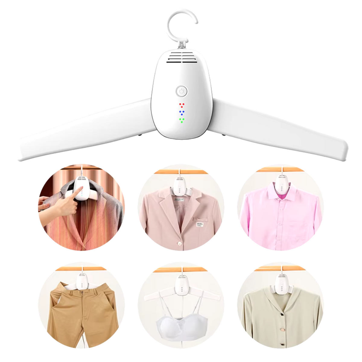 Space-Saving Garment Drying Rack