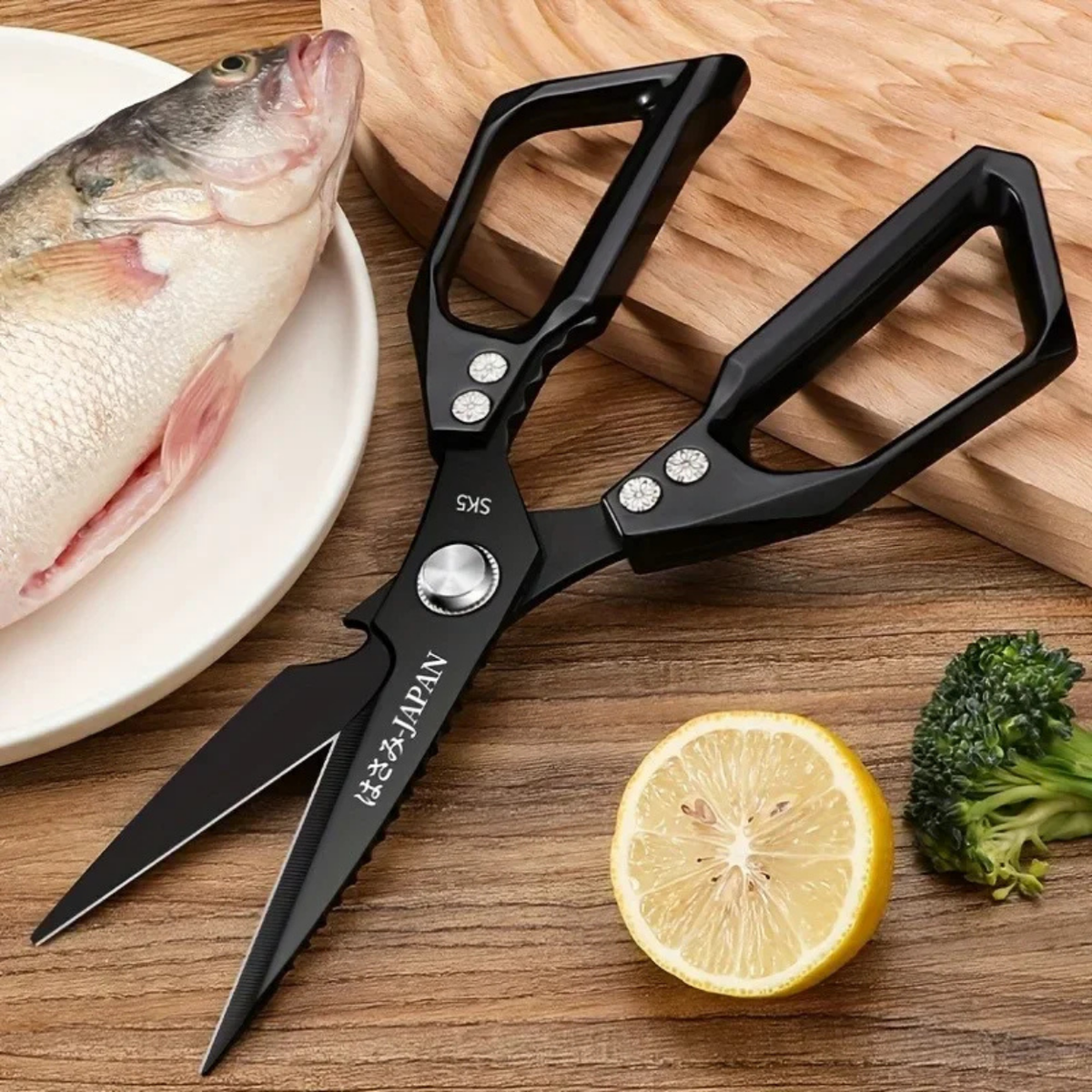 Heavy-Duty Chef's Scissors for Kitchen Use