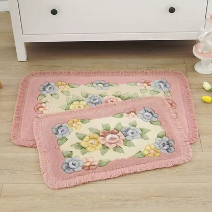 Charming Blossom Bath Rug for Elegant Spaces