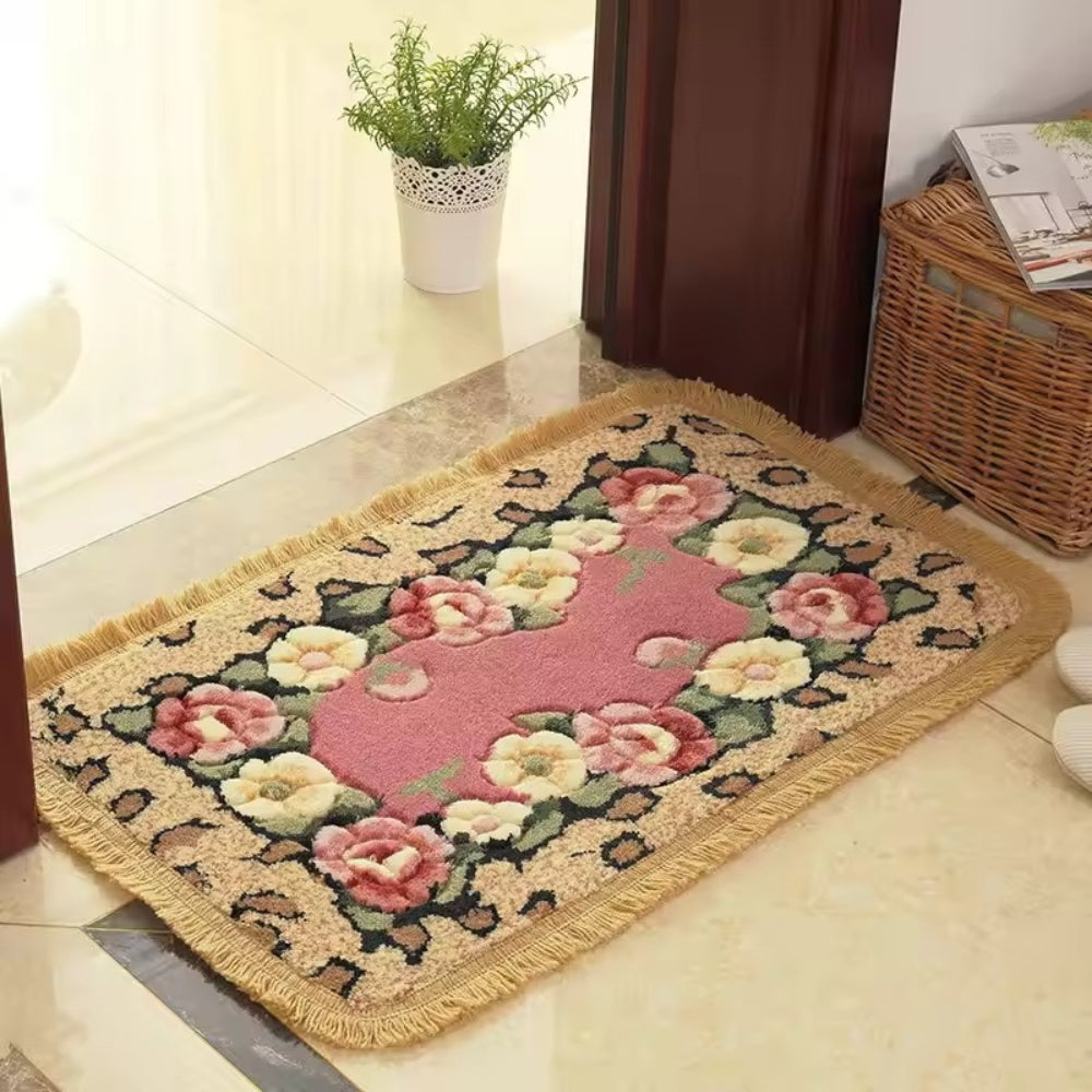 Charming Blossom Bath Rug for Elegant Spaces