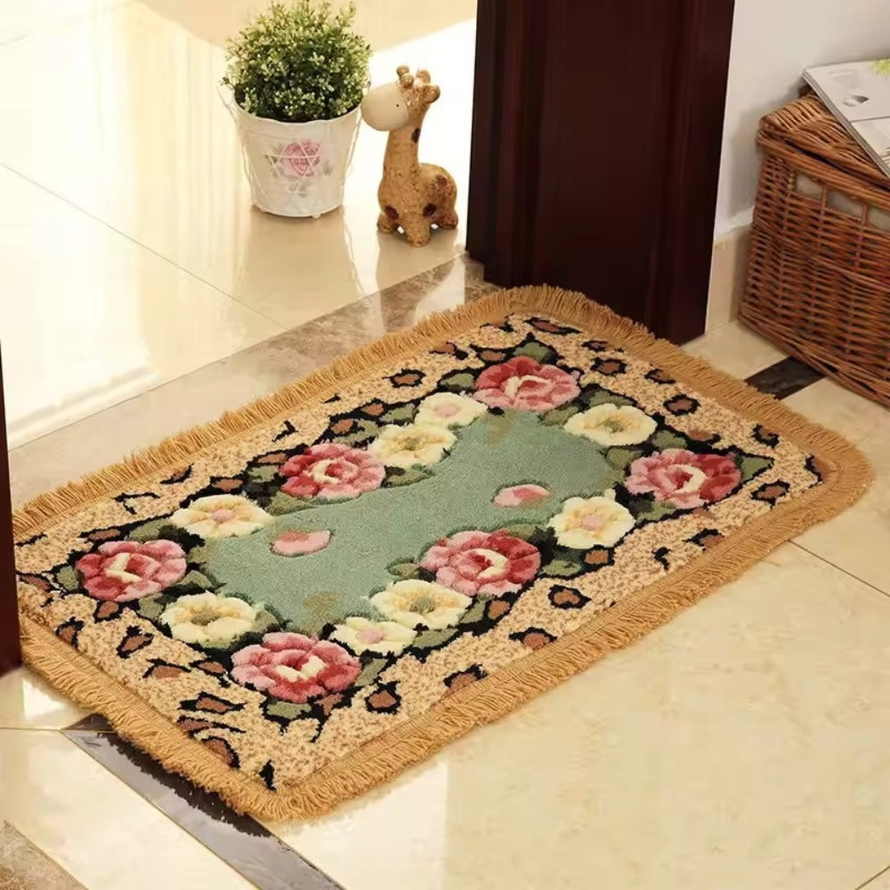 Charming Blossom Bath Rug for Elegant Spaces
