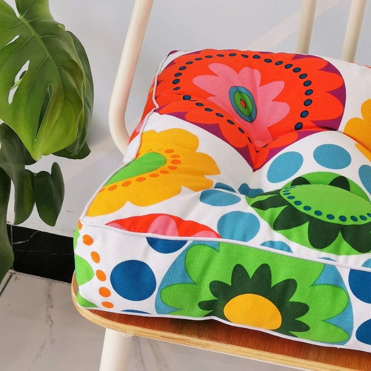 Vibrant Square Seat Cushion for Ultimate Comfort