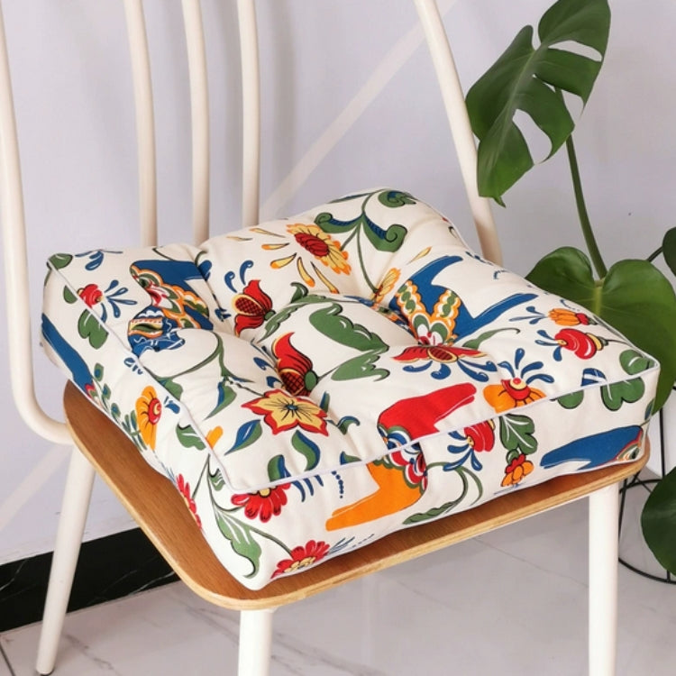 Vibrant Square Seat Cushion for Ultimate Comfort