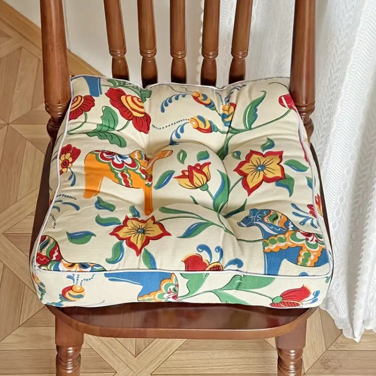 Vibrant Square Seat Cushion for Ultimate Comfort