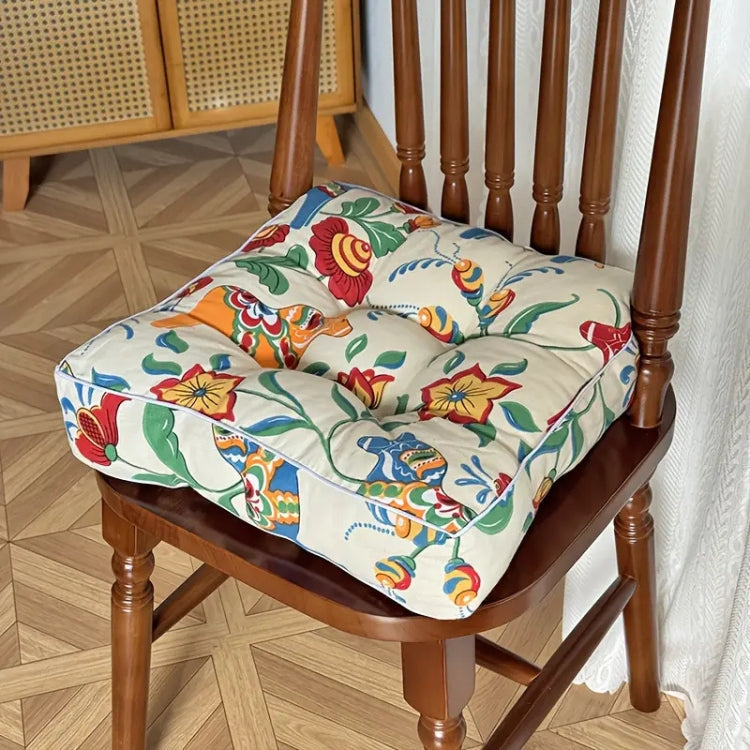 Vibrant Square Seat Cushion for Ultimate Comfort
