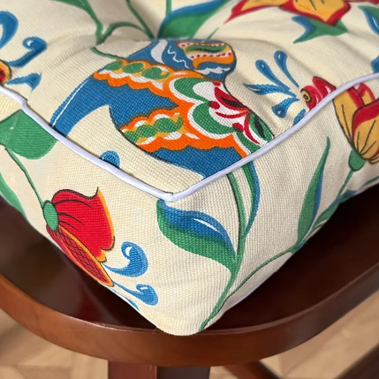 Vibrant Square Seat Cushion for Ultimate Comfort