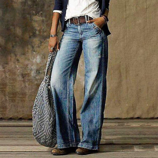 ChicWide Denim Trousers - Elevate Your Everyday Style