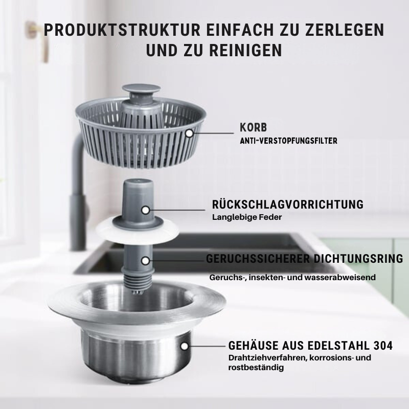 FreshFlow – Enhanced Sink Strainer for Effortless Drainage