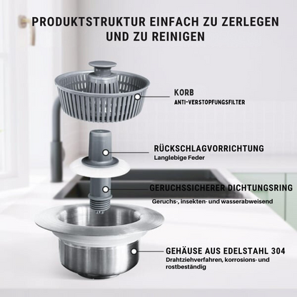 FreshFlow – Enhanced Sink Strainer for Effortless Drainage