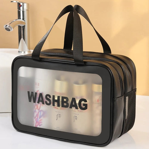 AquaGuard Travel Organizer | Waterproof Clear Toiletry Bag