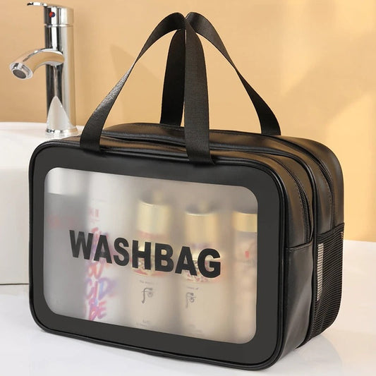 AquaGuard Travel Organizer | Waterproof Clear Toiletry Bag